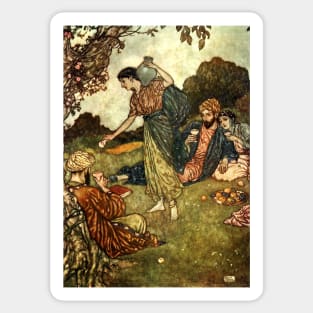 110th Quatrain - Edmund Dulac Sticker